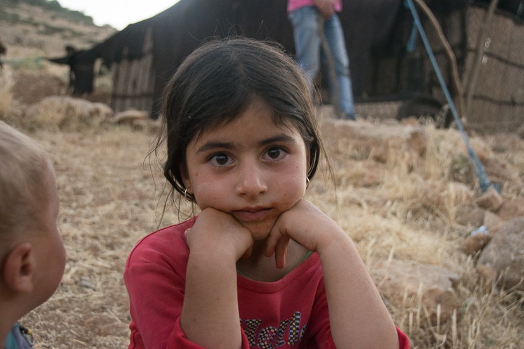 Summer encampment of a nomadic tribe