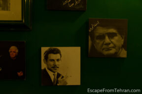 Tehran's famed Naderi (NAW-deri) Cafe, established 1927, on Jomhouri Ave.
