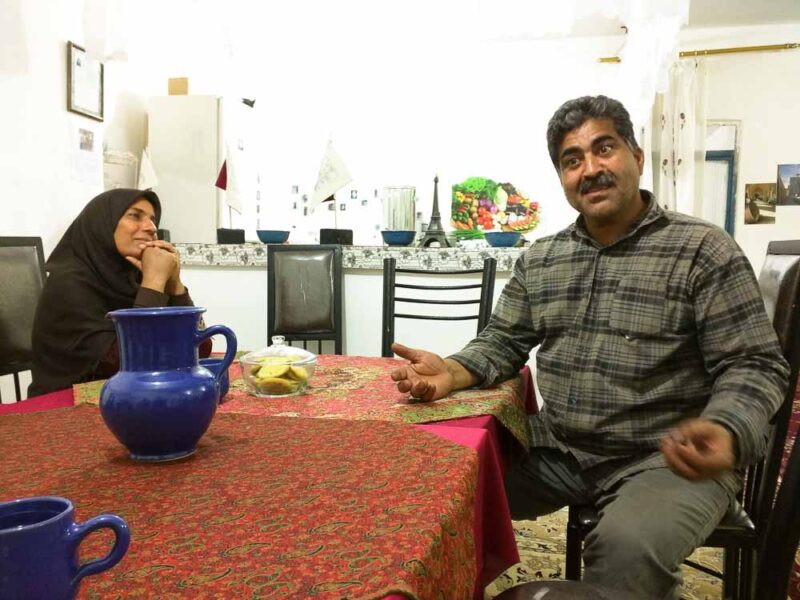 With Wife Mostafa Pour Aliabadi Shafiabad Kerman Iran Ali Torkzadeh Com