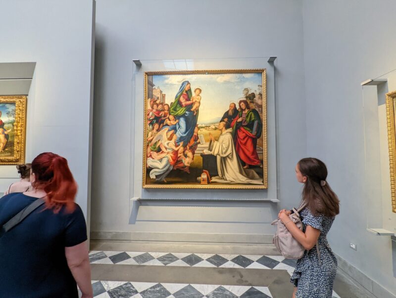 overdosing on mythology at Uffizi Gallery, Florence