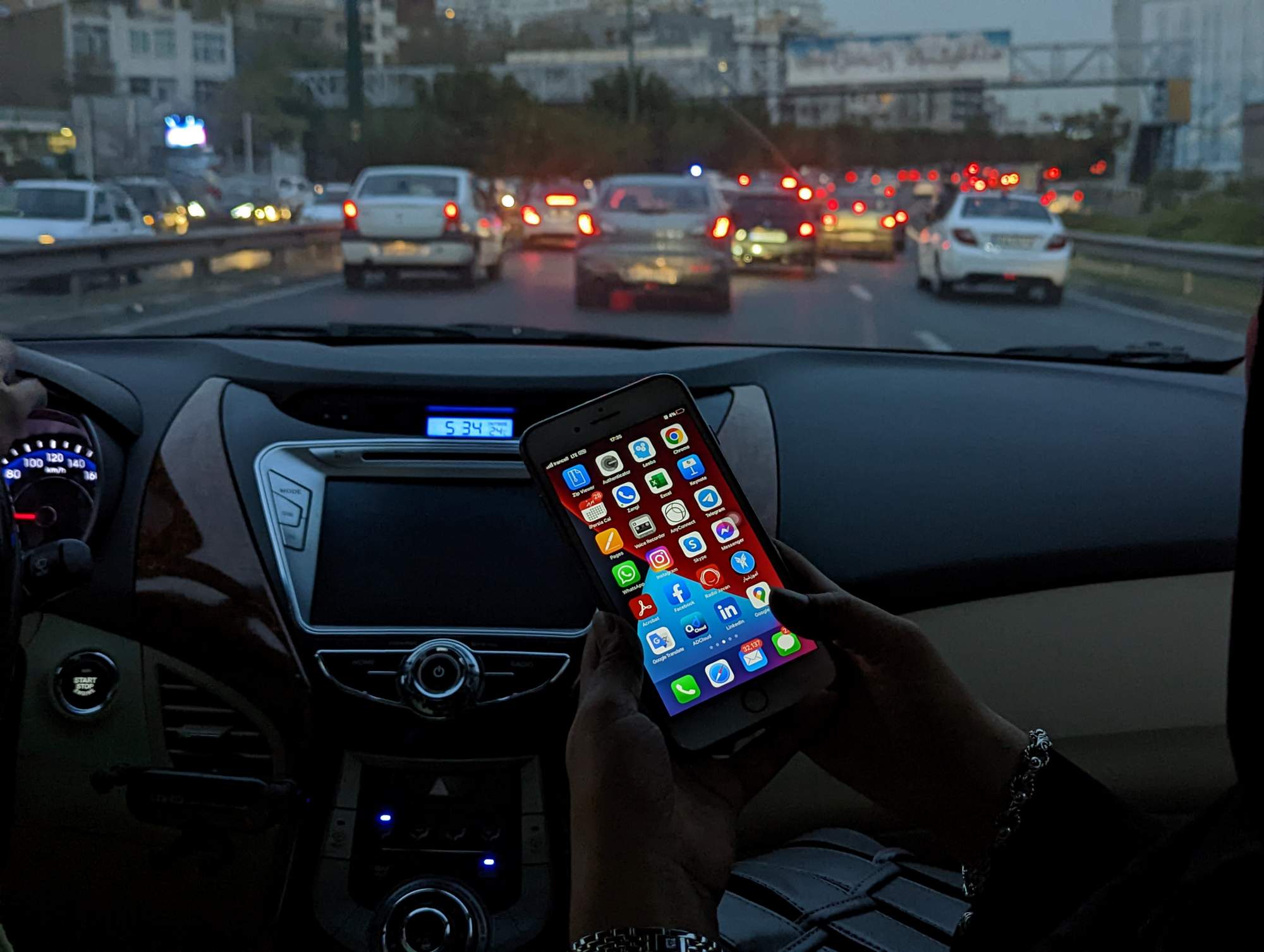 Using mobile internet on tehran iran freeway escapefromtehran com