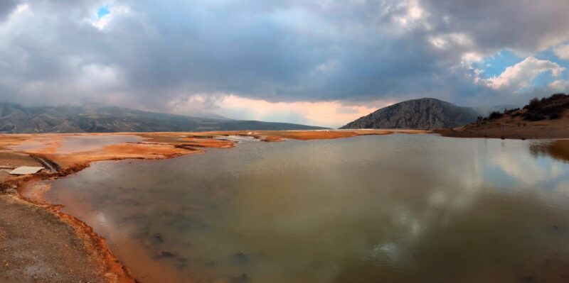 Badab Soort or Surt mineral springs in southeastern Mazandaran, Iran travel tourism coastal copyright ali torkzadeh escapefromtehran.com