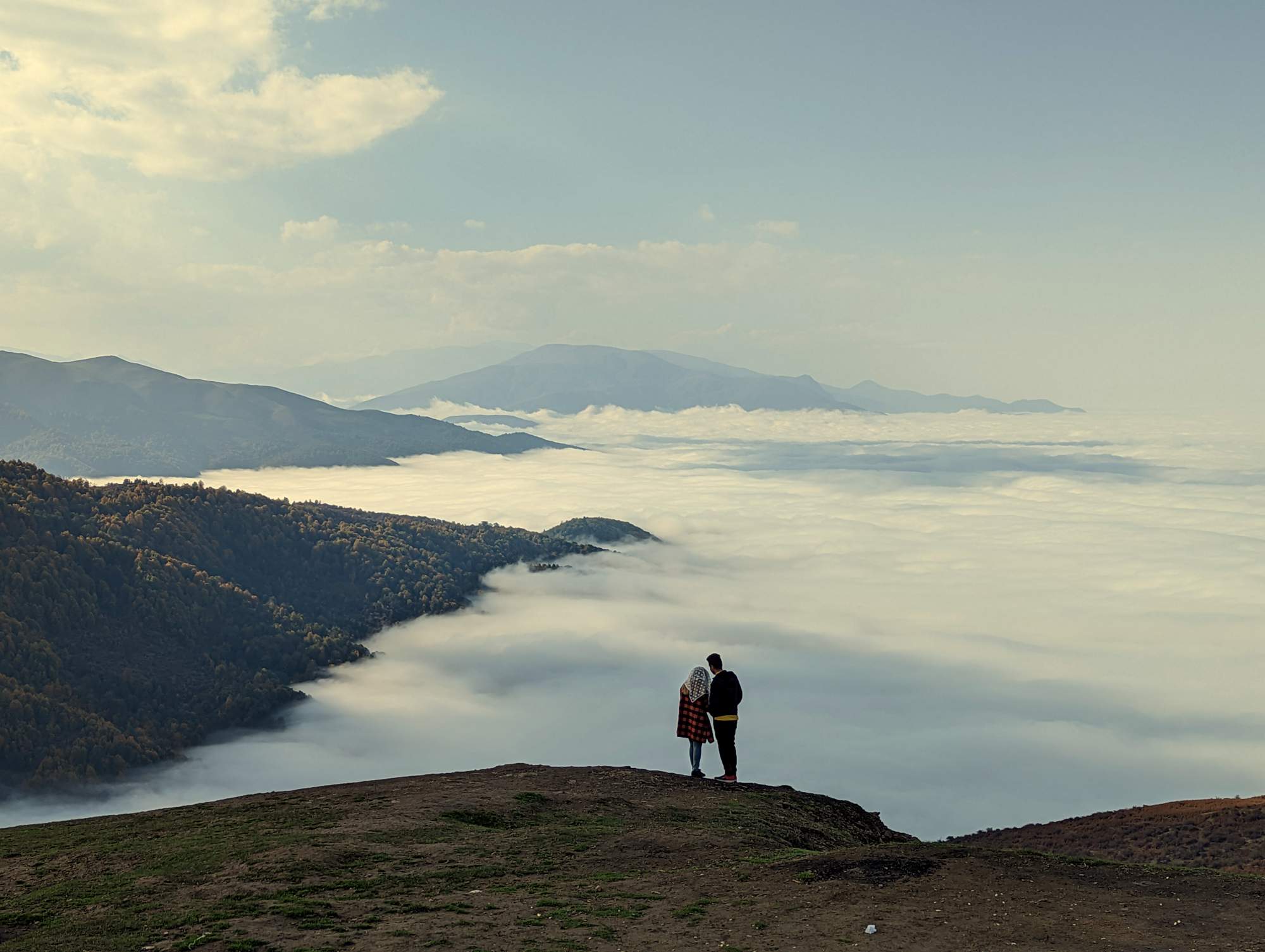 An island in an ocean of clouds, Filiband, Mazandaran. A strange world and yet jsut just a daytrip from Tehran